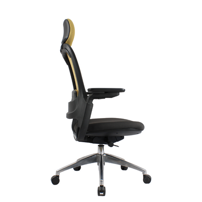 SENNA High Back Grey Olive Office Chair Kursi Kantor Ergonomis