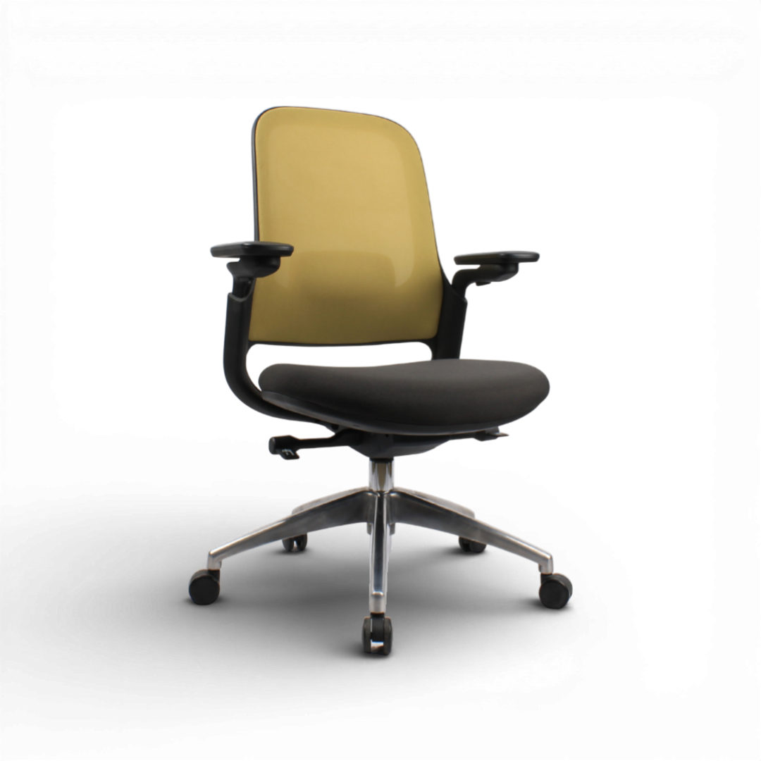 SENNA Mid Grey Black Olive Chair