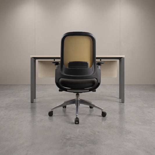 SENNA Mid Grey Black Olive Chair