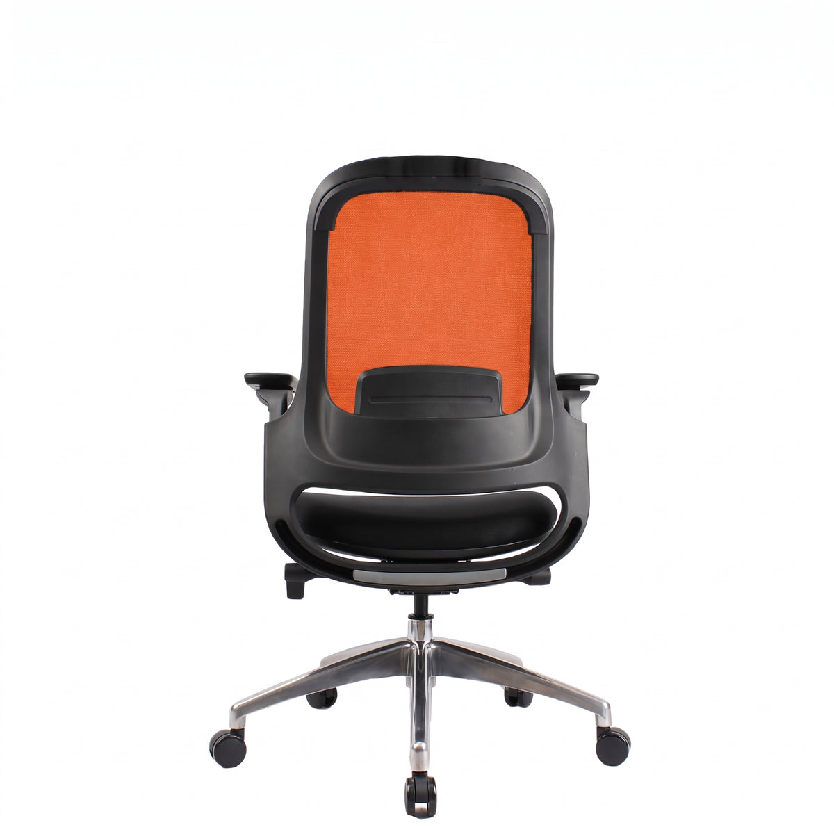 SENNA Mid Grey Black Orange Chair