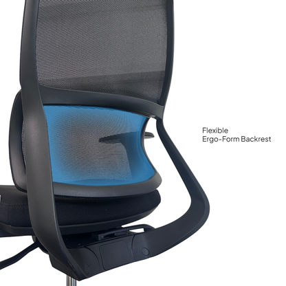 VITO High Back Black Office Chair Kursi Kantor Ergonomis