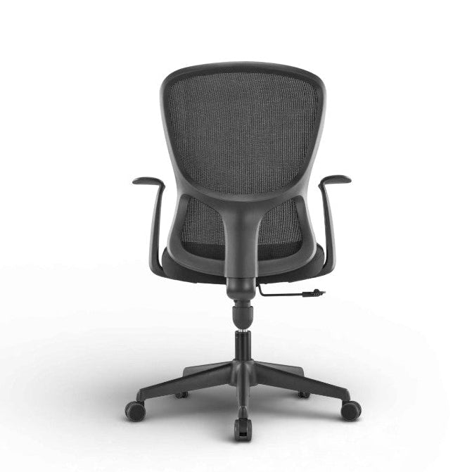 VELO Low Back Black Office Chair Kursi Kantor Ergonomis