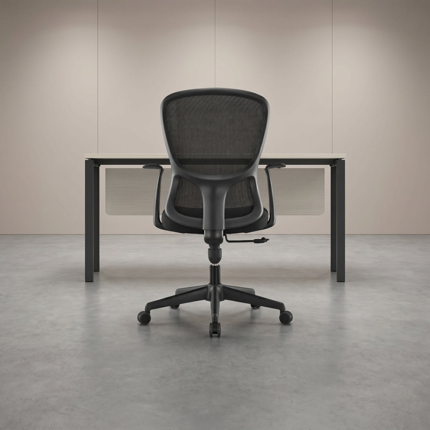 VELO Low Back Black Office Chair Kursi Kantor Ergonomis