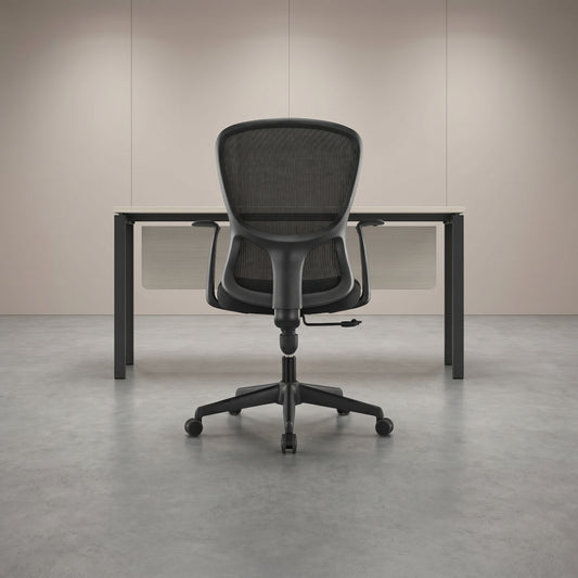 VELO Low Back Black Office Chair Kursi Kantor Ergonomis
