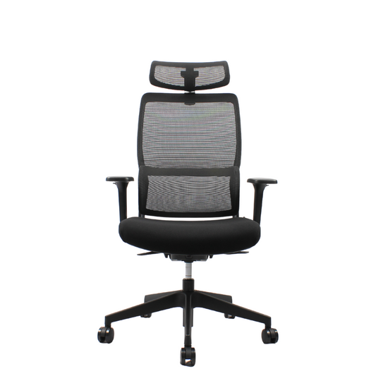 VITO High Back Black Office Chair Kursi Kantor Ergonomis