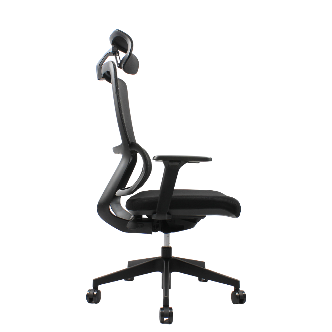 VITO High Back Black Office Chair Kursi Kantor Ergonomis
