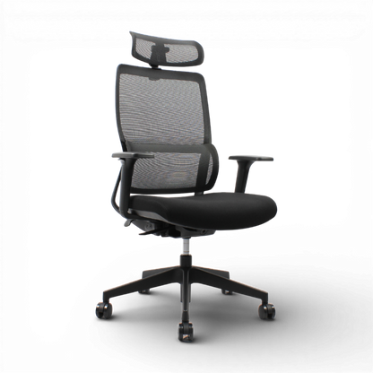VITO High Back Black Office Chair Kursi Kantor Ergonomis