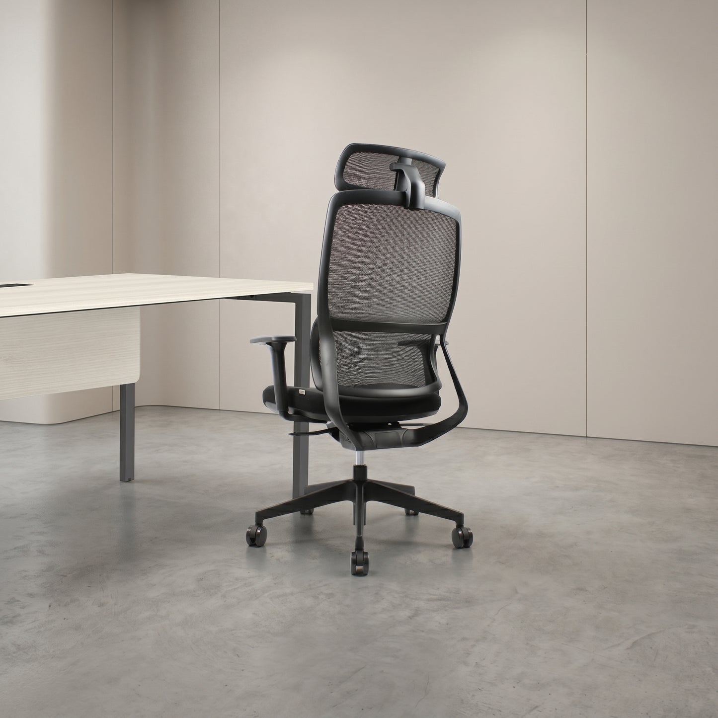 VITO High Back Black Office Chair Kursi Kantor Ergonomis