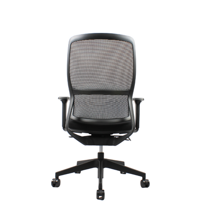 VITO Mid Back Black Office Chair Kursi Kantor Ergonomis