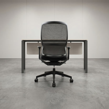 VITO Mid Back Black Office Chair Kursi Kantor Ergonomis
